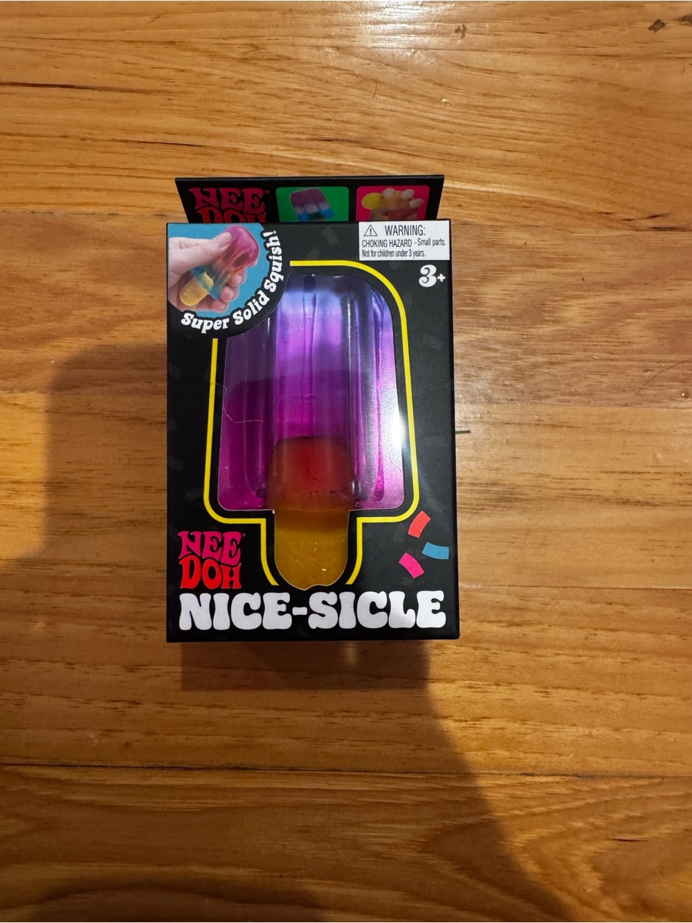 Nice-Sicle Kids Toy - Purple & Yellow Squishy